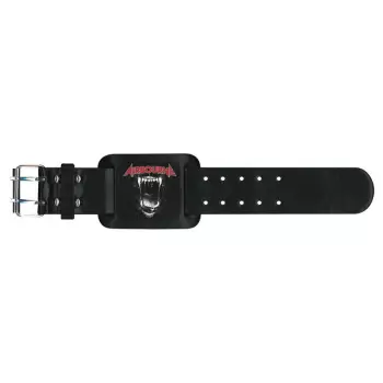 Leather Bracelet Black Dog Barking