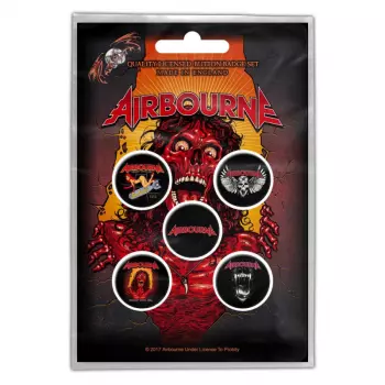 Set of Buttons Breakin' Outta Hell 