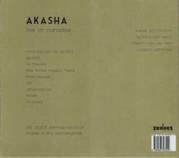 CD Akasha: Live At Paradox