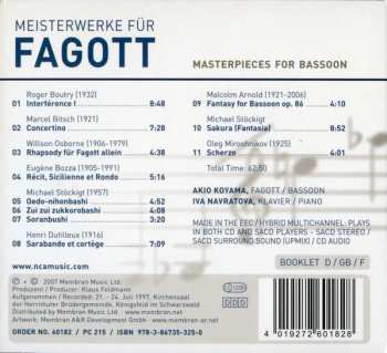 SACD Akio Koyama: Meisterwerke für Fagott