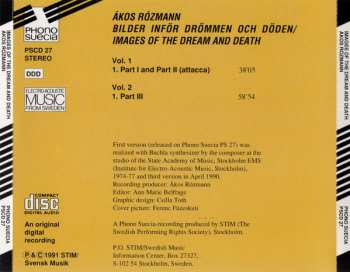 2CD Ákos Rózmann: Bilder Inför Drömmen Och Döden / Images Of The Dream And Death