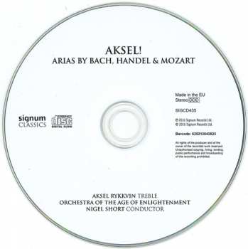 CD Aksel Rykkvin: Arias By Bach, Handel & Mozart