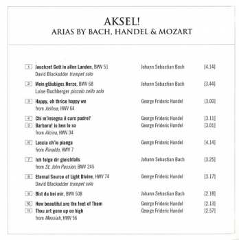 CD Aksel Rykkvin: Arias By Bach, Handel & Mozart