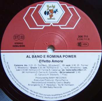 LP Al Bano & Romina Power: Effetto Amore
