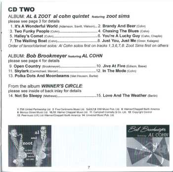 2CD Al Cohn: Four Classic Albums  Plus