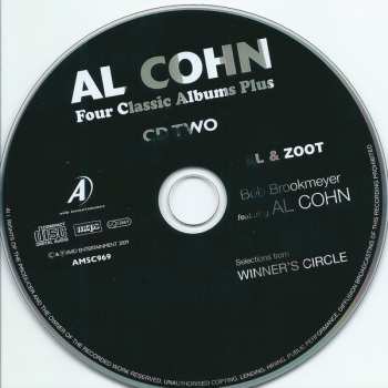 2CD Al Cohn: Four Classic Albums  Plus