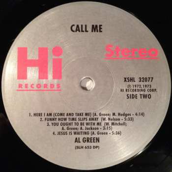 LP Al Green: Call Me LTD