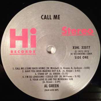 LP Al Green: Call Me LTD