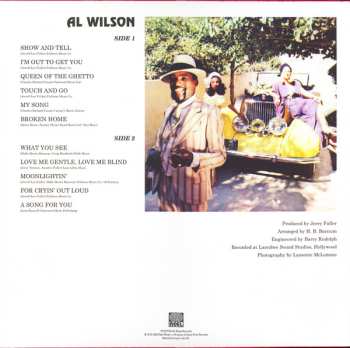 LP Al Wilson: Show And Tell CLR | LTD