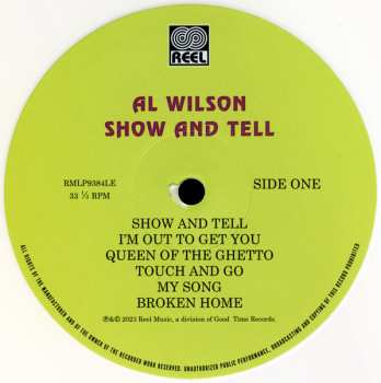 LP Al Wilson: Show And Tell CLR | LTD