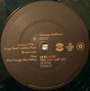 2LP Alabaster DePlume: Gold - Go Forward In The Courage Of Your Love CLR | LTD