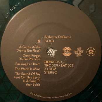 2LP Alabaster DePlume: Gold - Go Forward In The Courage Of Your Love CLR | LTD