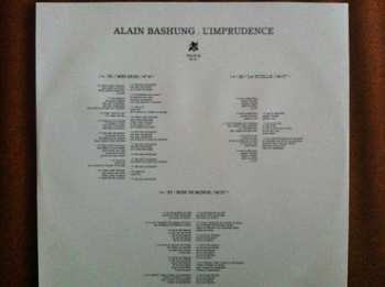 2LP Alain Bashung: L'Imprudence