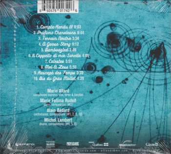 CD Alain Bédard Auguste Quartet: Particules Sonores