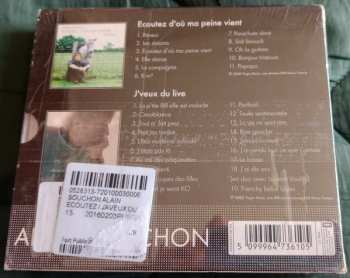 2CD/Box Set Alain Souchon: Ecoutez D'Où Ma Peine Vient / J'Veux Du Live LTD