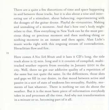 2CD Alan Licht: A New York Minute