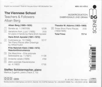 CD Alban Berg: The Viennese School - Teachers & Followers: Alban Berg