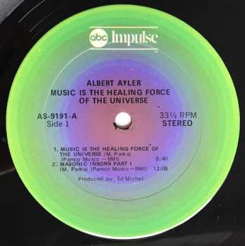 LP Albert Ayler: Music Is The Healing Force Of The Universe