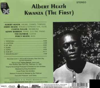 CD Albert Heath: Kwanza (The First)