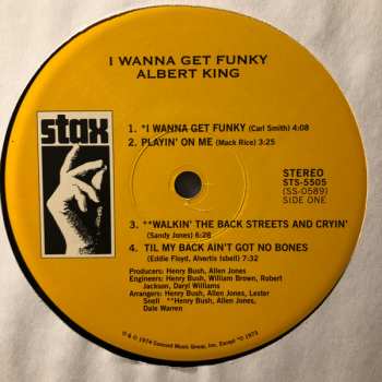 LP Albert King: I Wanna Get Funky