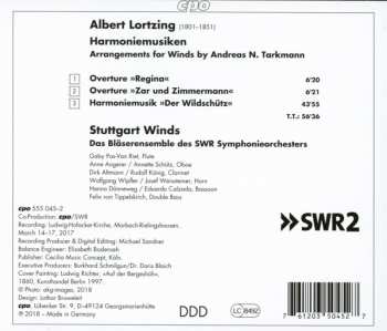 CD Stuttgart Winds: Der Wildschütz - Harmoniemusiken