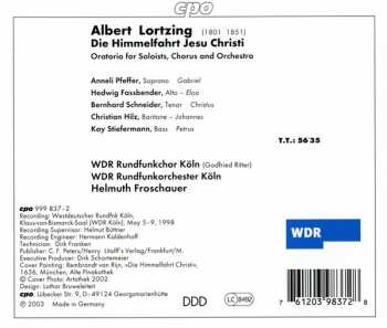 CD Albert Lortzing: Die Himmelfahrt Jesu Christi
