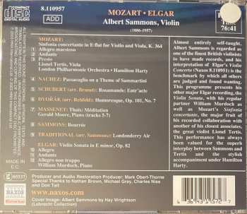 CD Wolfgang Amadeus Mozart: Sinfonia Concertante For Violin And Viola / Violin Sonata In E Minor
