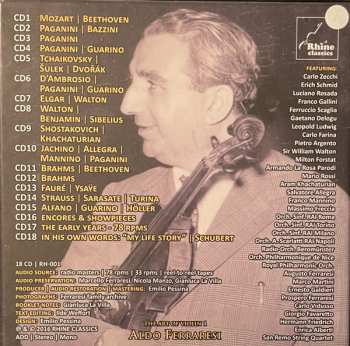 18CD/Box Set Aldo Ferraresi: The Art Of Violin 1 - Aldo Ferraresi: 1923-1979 Unreleased Recordings DLX