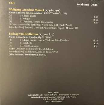 18CD/Box Set Aldo Ferraresi: The Art Of Violin 1 - Aldo Ferraresi: 1923-1979 Unreleased Recordings DLX