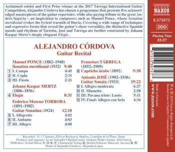 CD Alejandro Córdova: Guitar Recital