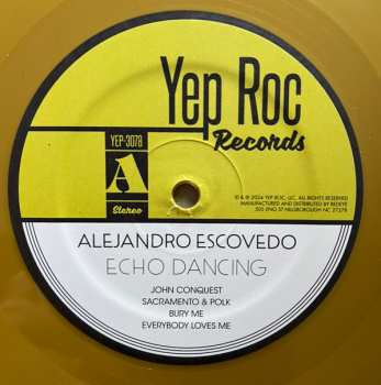 2LP Alejandro Escovedo: Echo Dancing CLR