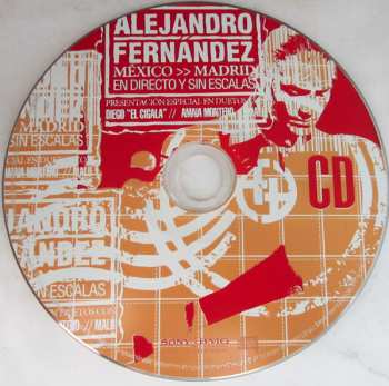 CD/DVD Alejandro Fernández: México >> Madrid (En Directo Y Sin Escalas)
