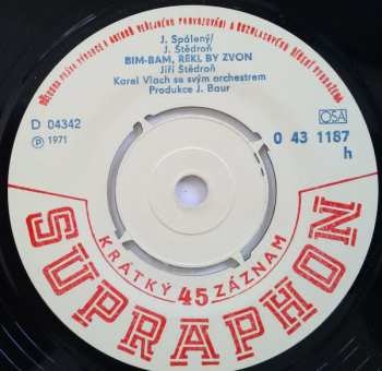 SP Aleš Ulm: Ó, Magdaleno / Bim-Bam, Řekl By Zvon