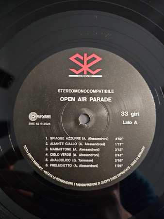 LP Alessandro Alessandroni: Open Air Parade LTD