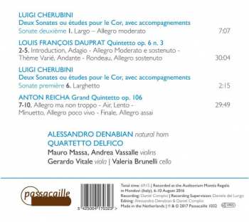 CD Alessandro Denabian: Paris 1804: Music For Horn & Strings