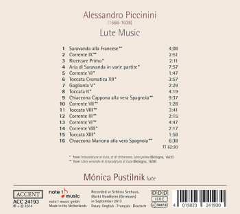 CD Alessandro Piccinini: Lute Music
