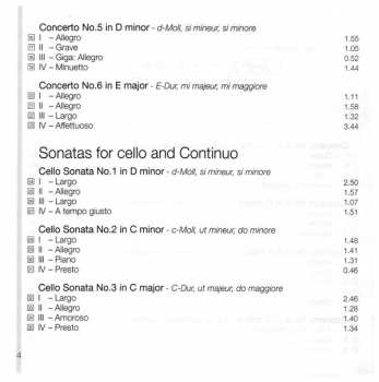 SACD Alessandro Scarlatti: Concerti Grossi (Pub. London 1740) - Cello Sonatas