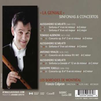 CD Antonio Vivaldi: La Geniale: Sinfonias et Concertos