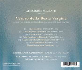 CD Alessandro Scarlatti: Vespro Della Beata Vergine