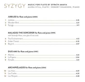 CD Alexa Still: Syzygy: Music For Flute By Efraín Amaya
