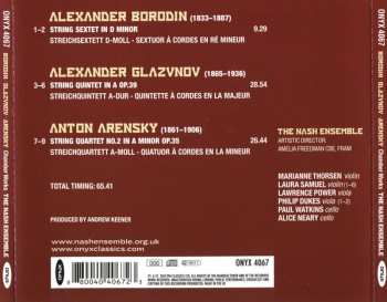 CD Alexander Glazunov: Chamber Works (String Sextet - String Quintet - String Quartet No. 2)