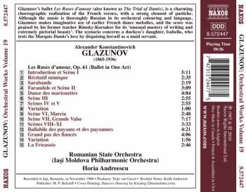 CD Alexander Glazunov: Les Ruses D'Amour (Ballet)