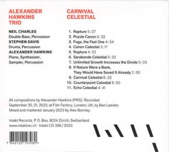 CD Alexander Hawkins Trio: Carnival Celestial