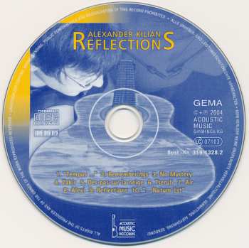 CD Alexander Kilian: Reflections DIGI