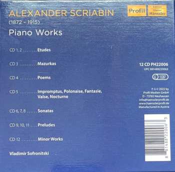 12CD/Box Set Alexander Scriabine: 150th Anniversary / Piano Works