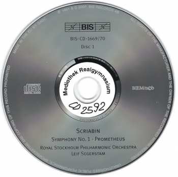 3CD Alexander Scriabine: Orchestral Works