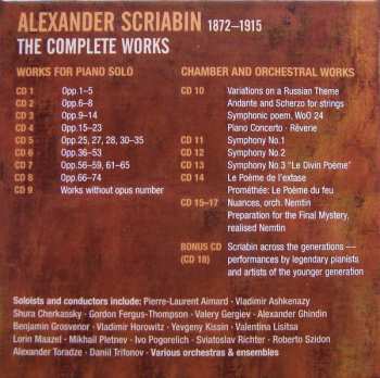 18CD/Box Set Alexander Scriabine: The Complete Works