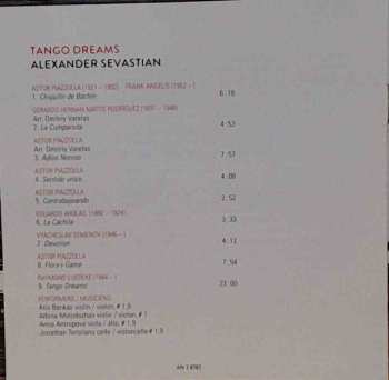 CD Alexander Sevastian: Tango Dreams