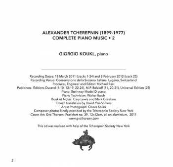 CD Giorgio Koukl: Complete Piano Music • 2