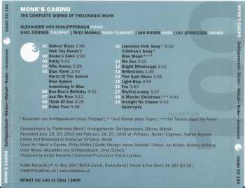 3CD/Box Set Alexander von Schlippenbach: Monk's Casino (The Complete Works Of Thelonious Monk)